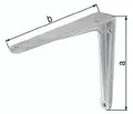 Produktbild: GAH Alberts Konsole L.300mm H.250mm Alu-Guss Trgf.90kg - 804053