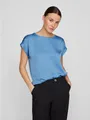 Produktbild: Vila Kurzarmshirt VIELLETTE S/S SATIN TOP - NOOS Satin Optik