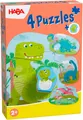 Produktbild: Haba Puzzle 4 erste Puzzles Dinos, 14 Puzzleteile