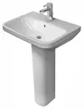 Produktbild: Duravit Waschtisch DURASTYLE mit Überlauf, Hahnlochbank, 600 x 440 mm, 1 Hahnloch weiß