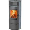 Produktbild: Thermia Thermia Kamin-Ofen München V3 Guss-Grau Speck-Stein Automatik
