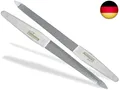Produktbild: Profi Nagelfeilen 2er Set Hohlfeile aus Solingen 2-Seitig Fein/Grob Made in