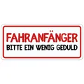 Produktbild: Fahranfänger Magnetschild (23x10cm) - Anfänger Schild Auto - Bessere A