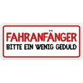 Produktbild: Fahranfänger Magnetschild (23x10cm) - Anfänger-Schild für Auto