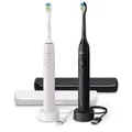 Produktbild: Philips 3100 series 3100 HX4072/42 Wiederaufladbare Zahnbürste, Erwachsener, Schallzahnbürste, Tägliche Pflege, 31000 Bewegungen pro Minute, Sch... - Schwarz/Hellrosa