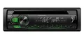 Produktbild: Pioneer DEH-S120UBG, 1-DIN RDS-Autoradio mit grüner Tastenbeleuchtung, Display weiß, Android-Unterstützung, 5-Band-Equalizer, CD, MP3, USB, AUX-Eingang, ARC App