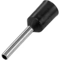Produktbild: TRU COMPONENTS 1091287 Aderendhülse 1.5 mm² Teilisoliert Schwarz 100 St.