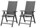 Produktbild: LIVARNO home Alu-Hochlehner Gartenstuhl Klappstuhl Houston 2er Set grau