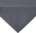 Produktbild: Erwin Müller Tischwäsche, Mitteldecke, Tischdecke Uni, Krefeld anthrazit Größe 80x80 cm - fleckabweisend, schmutzunempfindlich und leicht zu reinigen, Leinen-Optik (weitere Farben, Größen)
