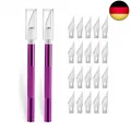 Produktbild: 2 Stück Cutter für DIY Art Work Cutting, Skalpell mit 20 Ersatzklingen, B