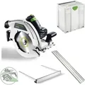 Produktbild: Festool HK 85 EB-Plus-FS Handkreissäge Kappsäge 2300W 230mm im Systainer ( 574661 ) + Sägeblatt HW + Führungsschiene