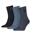 Produktbild: PUMA unisex Sportsocken Tennissocken Kurzschaft Short Crew 231011001 3 Paar, Farbe:Blau, Menge:3 Paar (1x 3er Pack), Größe:39-42, Artikel:-460 denim blue