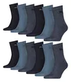 Produktbild: PUMA unisex Sportsocken Tennissocken Kurzschaft Short Crew 231011001 12 Paar, Farbe:Blau, Menge:12 Paar (4x 3er Pack), Größe:39-42, Artikel:-460 denim blue