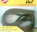 Produktbild: Heki 1185 (5,19€/m) 3 Flexible Hecken, dunkelgrün, 7mm hoch, 50 cm lang, Neu