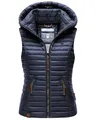Produktbild: Navahoo Damen Weste Steppweste gesteppt Frühjahr Übergangsweste B696 [B696-Shad-Navy-Gr.XS]