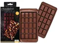 Produktbild: Schokoladen-Tafeln selber machen - 2 Schokoladenformen + Rezeptheft Birkmann