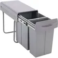 Produktbild: Emcombo30 Einbaumülleimer 30l (10l+20l) 2 Fächer Mit Deckel Mülltrennsystem - Svita