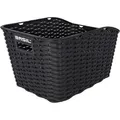 Produktbild: Basil Fahrradkorb Weave WP, schwarz, Kunststoff, 20 Liter, hinten, für Gepäckträger, 35 x 26 x 24 cm, Festmontage