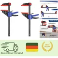 Produktbild: Einhandzwingen 2 Stück 305mm 68kg 305mm Spannweite 68kg Spannkraft