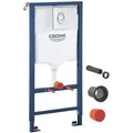 Produktbild: Grohe Rapid Sl - Vorwandelement Für Wand-wc, Betätigungsplatte Skate Air, Chrom 39442000