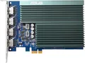 Produktbild: ASUS GT730-4H-SL-2GD5 - Grafikkarten - GF GT 730 - 2GB GDDR5 - PCIe 2,0 - 4 x HDMI - ohne Lüfter (90YV0H20-M0NA00)