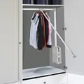 Produktbild: Klappbarer Ausziehbarer Kleiderlift Garderoben Lift Wardrobelift Schrank vers...