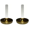 Produktbild: KONSTSMIDE LED Außen-Tischleuchte, USB-Ladefunktion, LED fest integriert, warmweiß, 2er Set Outdoor Tischlampe ohne Kabel & Strom, Gold-en Höhe 20cm goldfarben