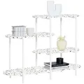 Produktbild: SoBuy Standregal, Mehrfarbig, Weiß, Holzwerkstoff, Metall, 120x86x40 cm, Wohnzimmer, Regale, Bücherregale