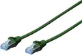 Produktbild: Digitus DK-1532-010/G RJ45 Patchkabel CAT 5e SF/UTP 1.00 m Grün verdrillte Paare 1 St.