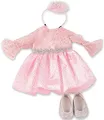 Produktbild: Götz 3403320 Kombination Königlich – Puppenbekleidung Gr. XM – 4 teiliges Bekleidungs – und Zubehörset für Stehpuppen 36 cm