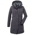 Produktbild: Killtec Parka KOW 165 WMN PRK Wasser- und winddichter Parka mit Teddyfleece und abnehmbarer Kapuze silberfarben 48 EU