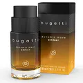 Produktbild: bugatti Parfüm Herren Dynamic Move Amber 100ml, rauchig-warmes Eau de Toilette, sinnlich-starke Kombination aus Zimt, Tabak & Cypriol, dynamisch, pudrig & süßlich-scharfem