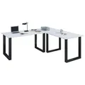 Produktbild: Eckschreibtisch Lona Schwarz/Weiß