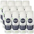 Produktbild: Nivea Men Sensitive 12 x 50 ml Rasierschaum Shaving Foam für empfindliche Haut S