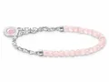 Produktbild: Thomas Sabo A2130-067-9-L15v Armband - Carrier mit Gliedern - Silber & Emaille & Rosenquarz - Rosa-Pink - 12 bis 15 cm