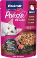 Produktbild: Vitakraft Poésie Délice, Nassfutter Katze, Katzennassfutter in Sauce, mit Herz, ohne Zusatz von Zucker und Getreide (1x 85g)