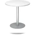 Produktbild: Hammerbacher-Besprechungstisch 80cm rund Weiß/Silber-VSTF08/W/S