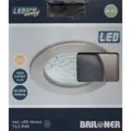 Produktbild: Briloner Möbeleinbauleuchte nickel matt LED 1000 Lumen 10,5W Warmweiß IP44