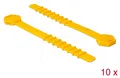 Produktbild: DELOCK 18830 - Silikon-Kabelordner 10 Stück gelb