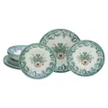 Produktbild: CreaTable 16960 Weihnachten Grün, 12-tlg.Geschirrset Teller Set Steingut