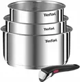 Produktbild: TEFAL INGENIO EMOTION INOX TOPFSET 4-TEILIG TÖPFE ABNEHMBAREN GRIFF KOCHTOPFSET