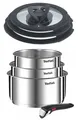 Produktbild: TEFAL INGENIO EMOTION TOPFSET 7-TEILIG TÖPFE GLASDECKELN ABNEHMBAREN GRIFF SATZ