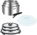 Produktbild: TEFAL INGENIO EMOTION TOPFSET 10-TEILIG TÖPFE, ABNEHMBAREN GRIFF GLASDECKELN SET