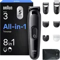 Produktbild: Braun AIO3545 Series 3 8-in-1 Multigroom Trimmer B-Ware