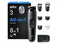 Produktbild: Braun Multigroom All-in-One Series 3, 8-in-1 Trimmer, AIO3545, Schwarz