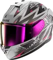 Produktbild: Shark D-Skwal 3 Blast-R, Integralhelm - Matt Hellgrau/Dunkelgrau/Violett - M HE0921ESVKM