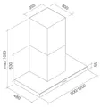 Produktbild: Falmec Lumina NRS, 800 m³/h, A, D, F, 610 m³/h, 37 dB
