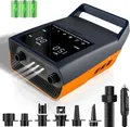 Produktbild: Mojimdo Elektrische SUP Pumpe, 20PSI Wiederaufladbare Luftpumpe, 12V DC & Typ-C
