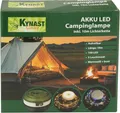 Produktbild: Campinglampe mit 10m aufrollbarer Lichterkette 130 LED Akku warmweiß RGB