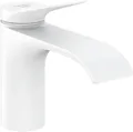 Produktbild: hansgrohe Standventil Vivenis, Wasserhahn für Kaltwasser mit Auslauf Höhe 80 mm, Armatur wassersparend, Mattweiß